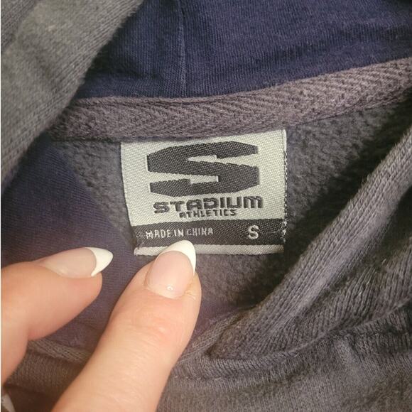 Vintage Stadium Athletics Auburn Gray/Orange Hoodie Sweatshirt Sz Small – EUC - Picture 6 of 11